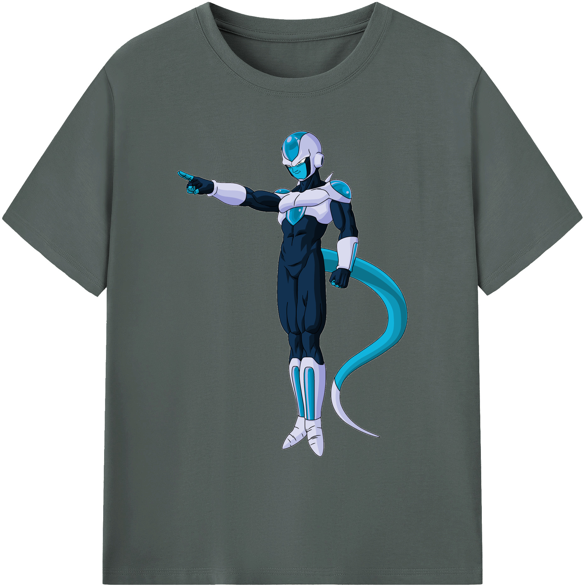 （画像用） ドラゴンボール フリーザ DRAGON BALL Frieza 綿100％ メンズ半袖Tシャツ｜肌触りやわらか＆通気性